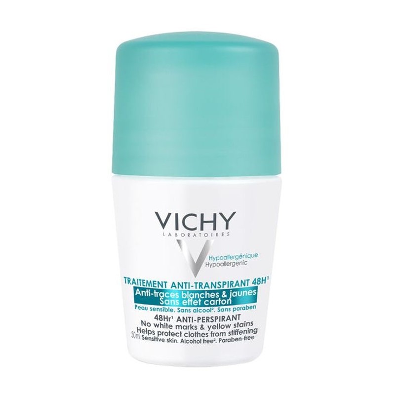Vichy Déodorant Anti-Trace Roller 48h | 50ml