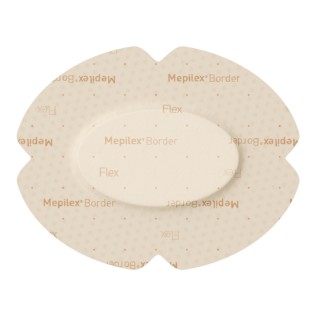 Mepilex Border Flex Oval 7,8x10cm | 5pcs