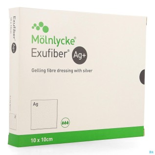 Exufiber Ag+ 10x10cm | 10st