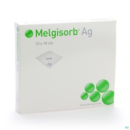 Melgisorb Ag 10x10cm | 10st