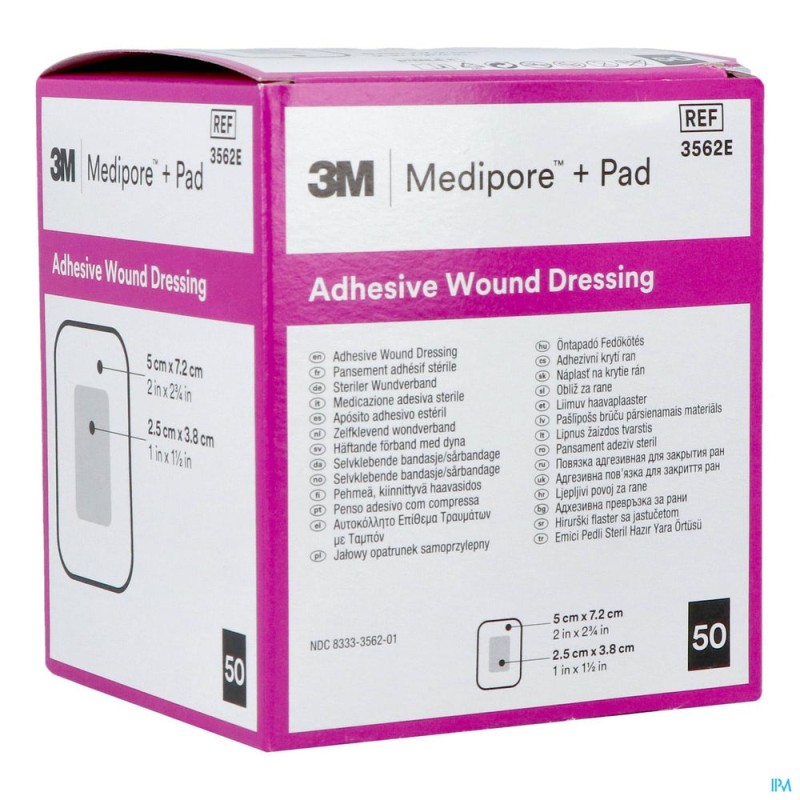 Medipore + Pad 5x7,2cm | 50st