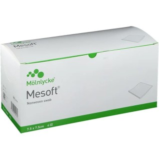 Mesoft Compresses Stériles 7,5x7,5cm | par 2pcs | 150pcs