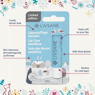 LIVSANE XMAS Baume à Lèvres Sensible | 4,8g